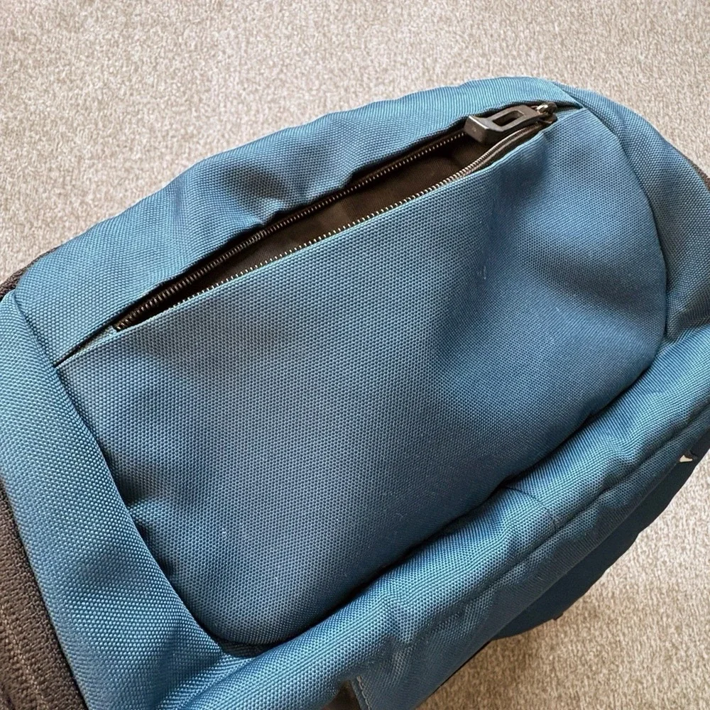 KAPPA Laptop‎ Backpack Blue Black Y2K Strap School College Skate
